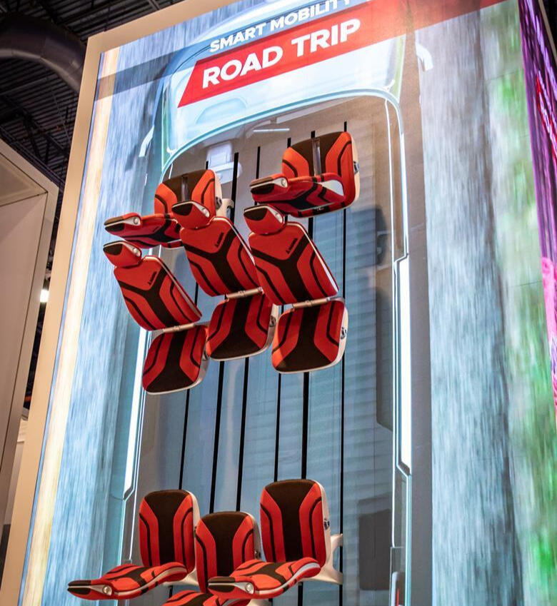 Magna Seating CES Display - VR and LED wall